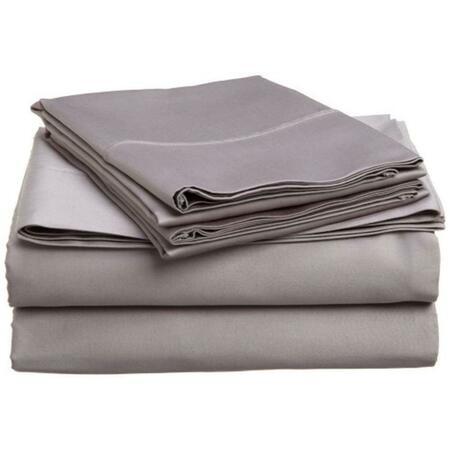IMPRESSIONS 300 California King Sheet Set- Egyptian Cotton Solid - Grey 300CKSH SLGR
